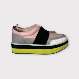 Shellys London Colorblock platform sneakers